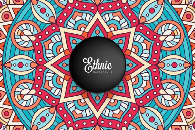 Fondo de diseño de mandala ornamental de lujo en vector de color oro