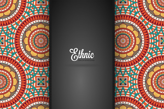 Fondo de diseño de mandala ornamental de lujo en vector de color oro