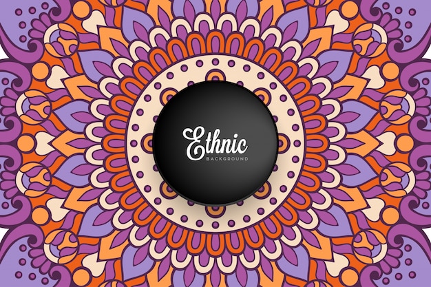 Fondo de diseño de mandala ornamental de lujo en vector de color oro
