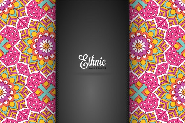 Fondo de diseño de mandala ornamental de lujo en vector de color oro