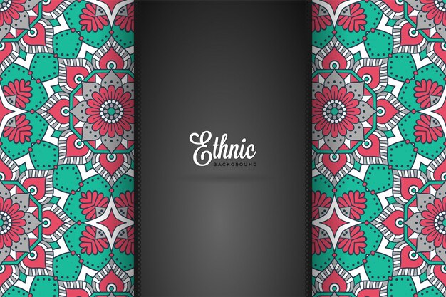 Fondo de diseño de mandala ornamental de lujo en vector de color oro