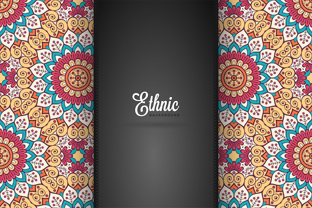 Fondo de diseño de mandala ornamental de lujo en vector de color oro