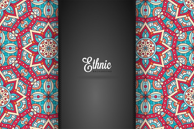 Fondo de diseño de mandala ornamental de lujo en vector de color oro