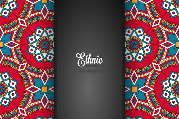 Fondo de diseño de mandala ornamental de lujo en vector de color oro