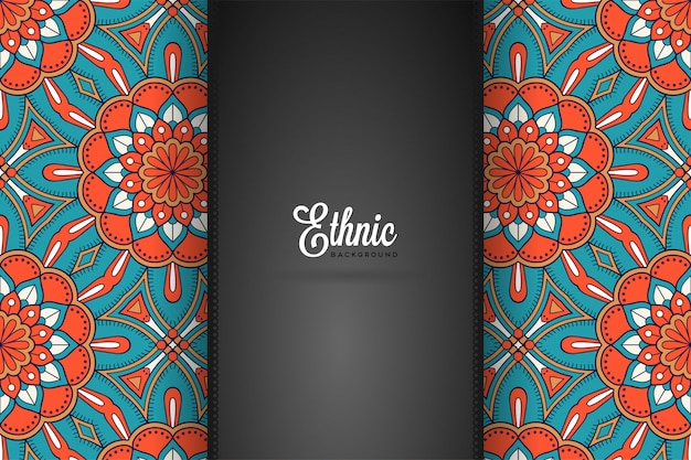 Fondo de diseño de mandala ornamental de lujo en vector de color oro