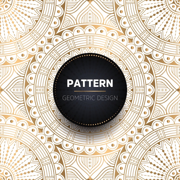 Fondo de diseño de mandala ornamental de lujo