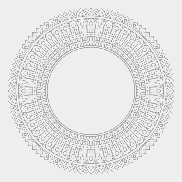 Fondo de diseño de mandala ornamental de lujo