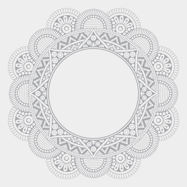 Fondo de diseño de mandala ornamental de lujo