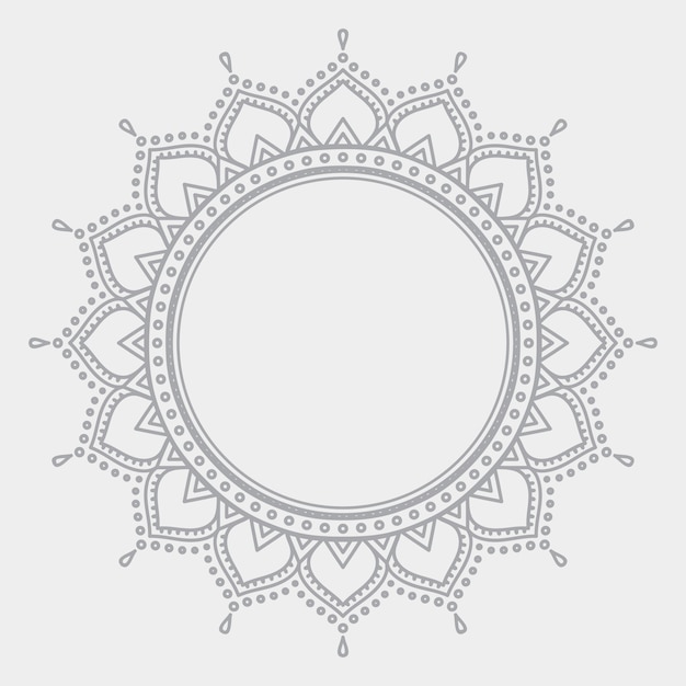 Fondo de diseño de mandala ornamental de lujo