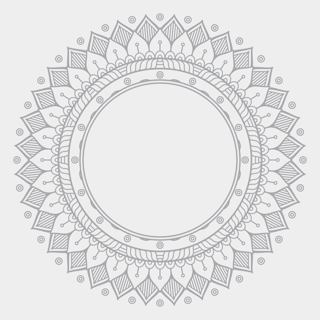 Fondo de diseño de mandala ornamental de lujo