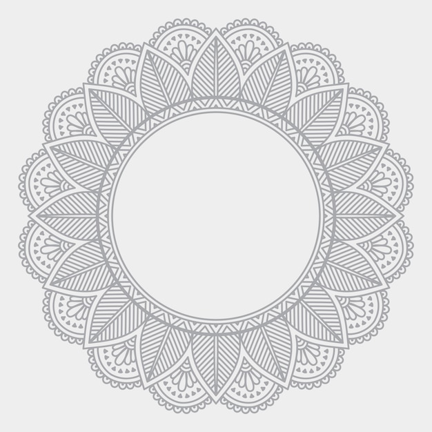 Fondo de diseño de mandala ornamental de lujo