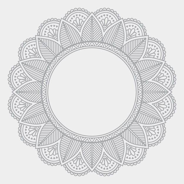 Fondo de diseño de mandala ornamental de lujo