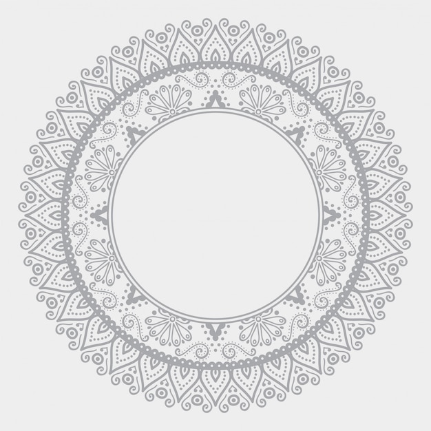 Fondo de diseño de mandala ornamental de lujo