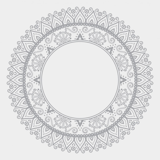 Fondo de diseño de mandala ornamental de lujo