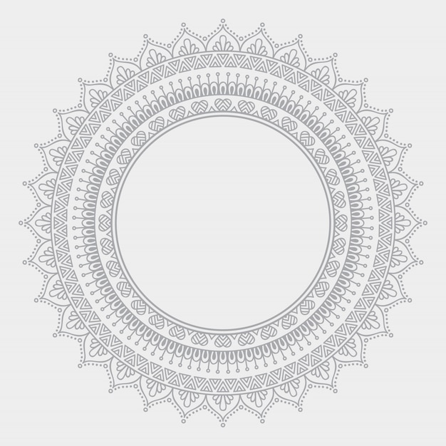 Fondo de diseño de mandala ornamental de lujo