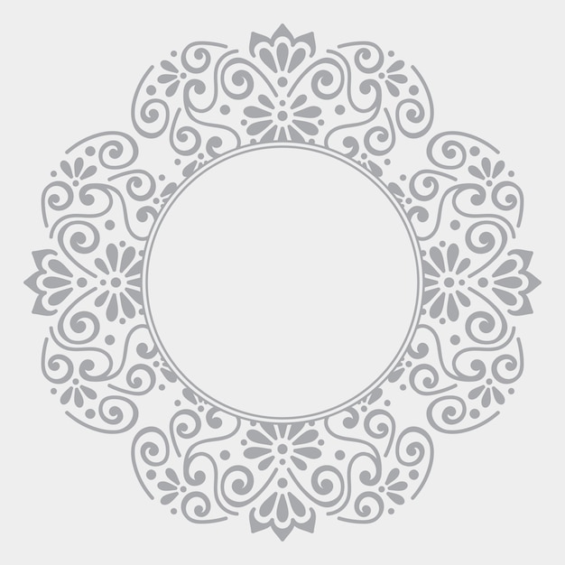 Fondo de diseño de mandala ornamental de lujo