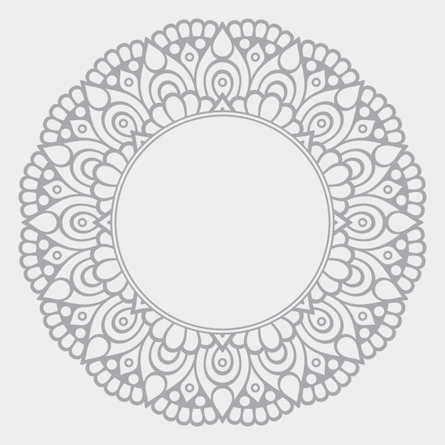 Fondo de diseño de mandala ornamental de lujo