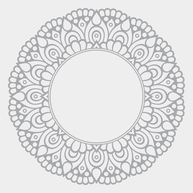 Fondo de diseño de mandala ornamental de lujo