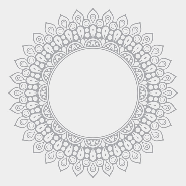 Fondo de diseño de mandala ornamental de lujo