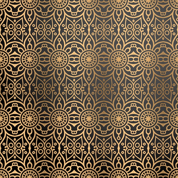 Fondo de diseño de mandala ornamental de lujo