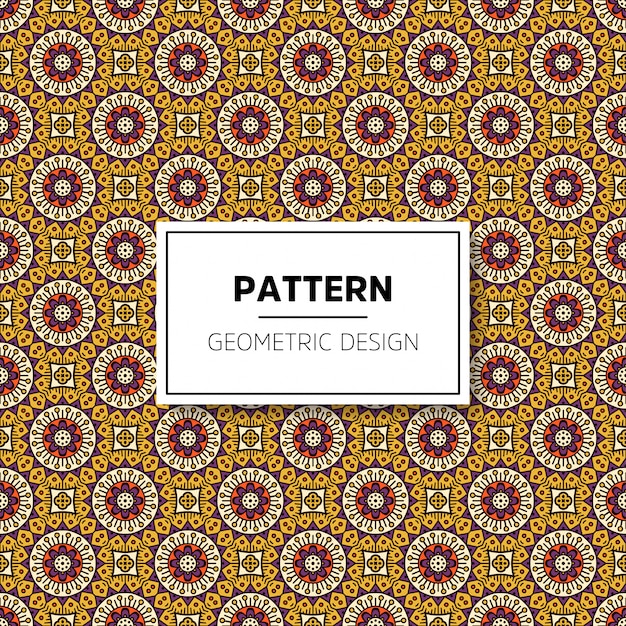 Fondo de diseño de mandala ornamental de lujo