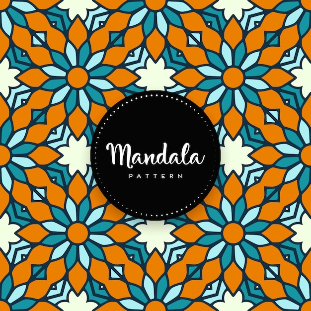 Fondo de diseño de mandala ornamental de lujo