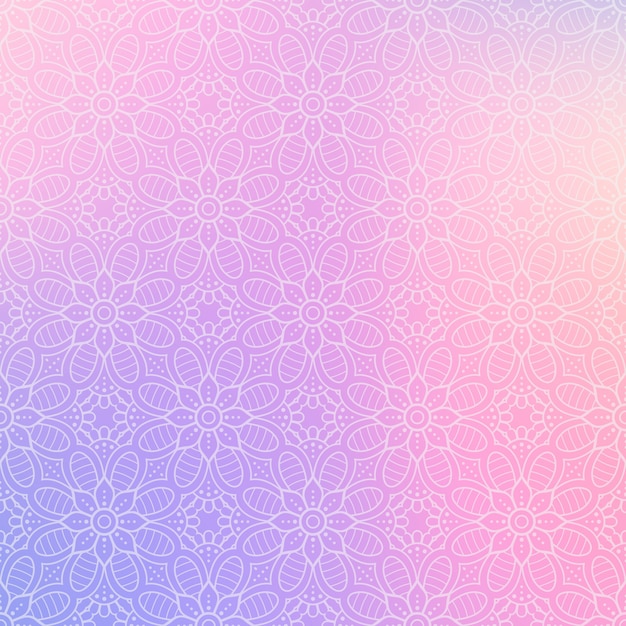 Fondo de diseño de mandala ornamental de lujo