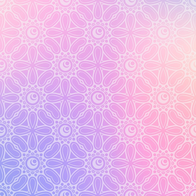 Fondo de diseño de mandala ornamental de lujo