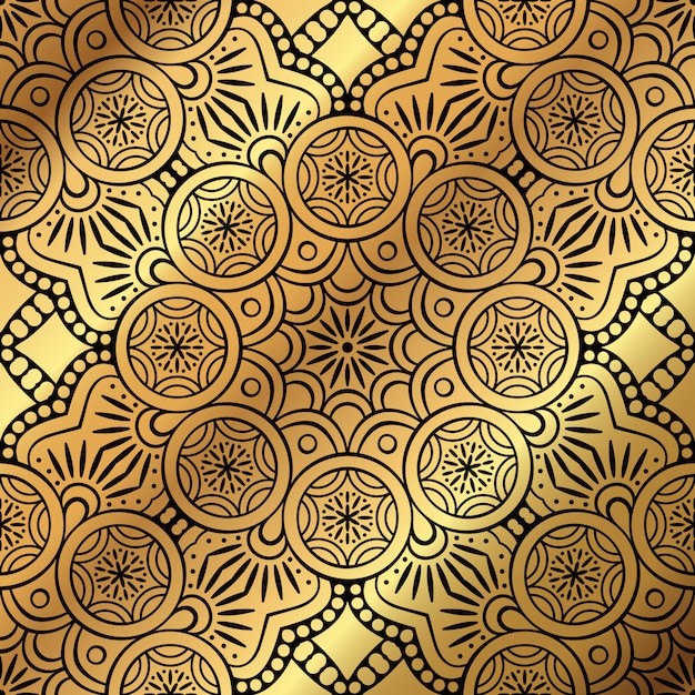 Fondo de diseño de mandala ornamental de lujo