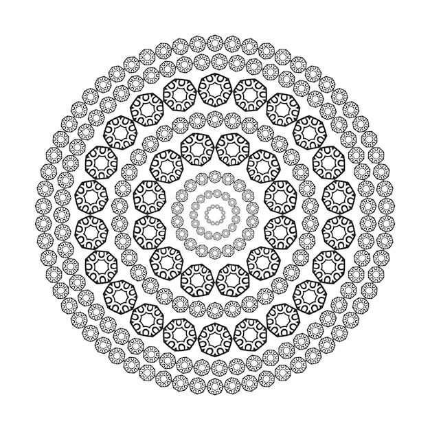Fondo de diseño de mandala ornamental de lujo