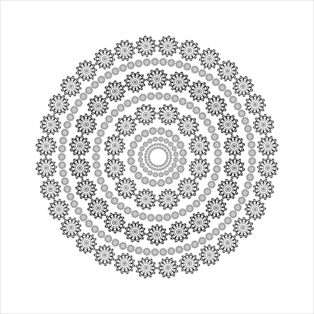 Fondo de diseño de mandala ornamental de lujo