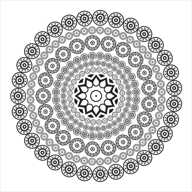 Fondo de diseño de mandala ornamental de lujo