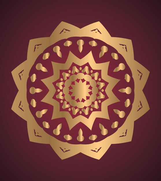 fondo de diseño de mandala ornamental de lujo