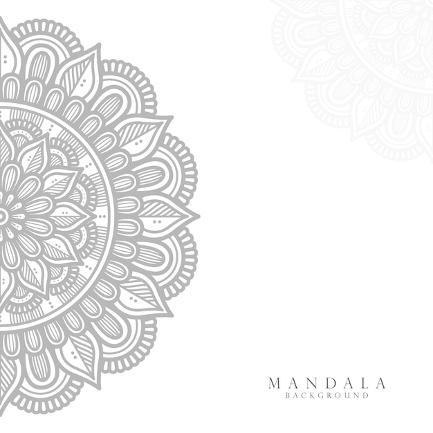 Fondo de diseño de mandala ornamental