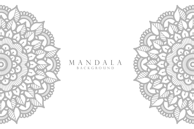 Fondo de diseño de mandala ornamental