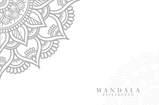 Fondo de diseño de mandala ornamental