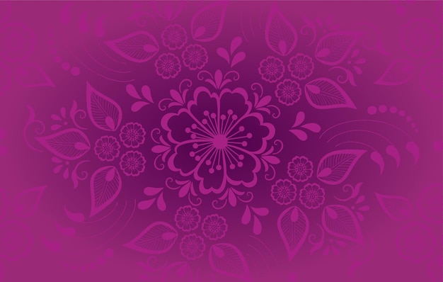 Fondo de diseño de mandala ornamental