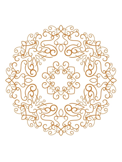 Fondo de diseño de mandala ornamental