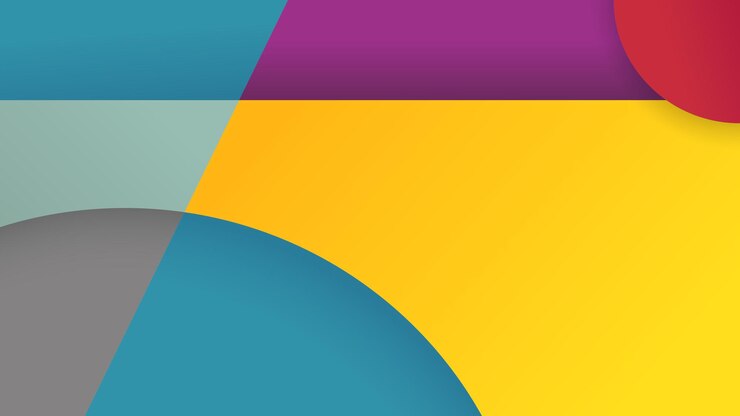 Vector fondo de diseño de material 4k abstracto moderno. plantilla de color de estilo de papel para diseño