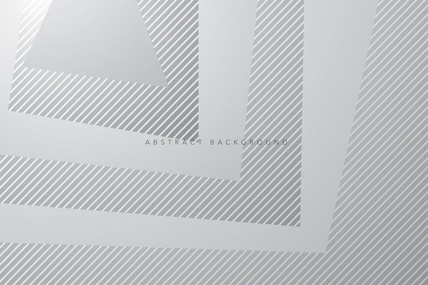 Fondo de diseño moderno de color blanco y gris abstracto con forma geométrica