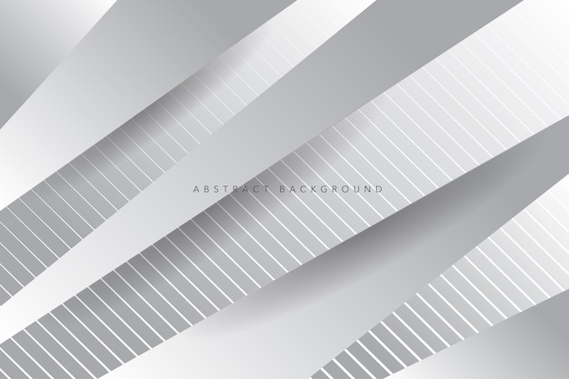 Fondo de diseño moderno de color blanco y gris abstracto con forma geométrica