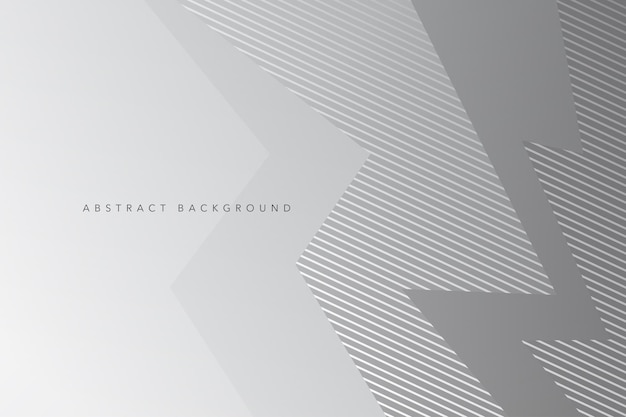 Fondo de diseño moderno de color blanco y gris abstracto con forma geométrica