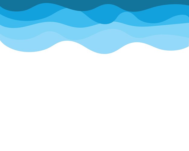 Fondo de diseño de onda de agua abstracta