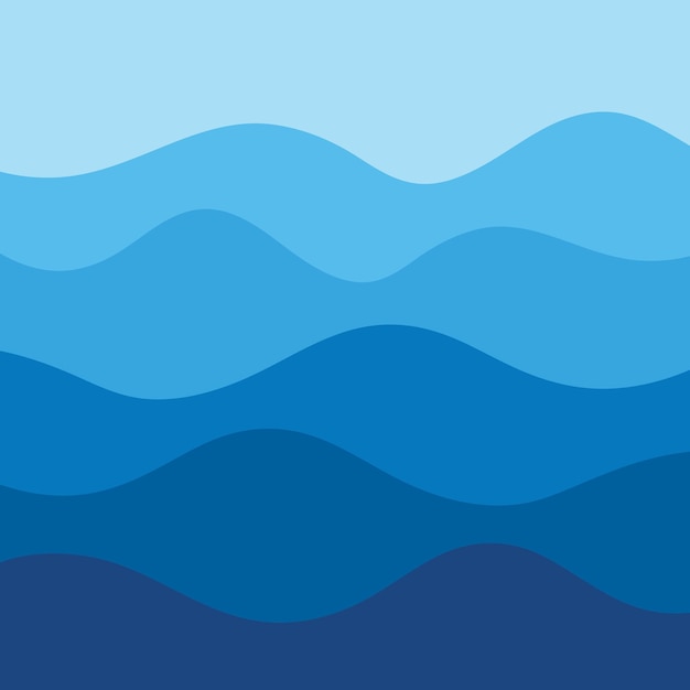 Fondo de diseño de onda de agua abstracta