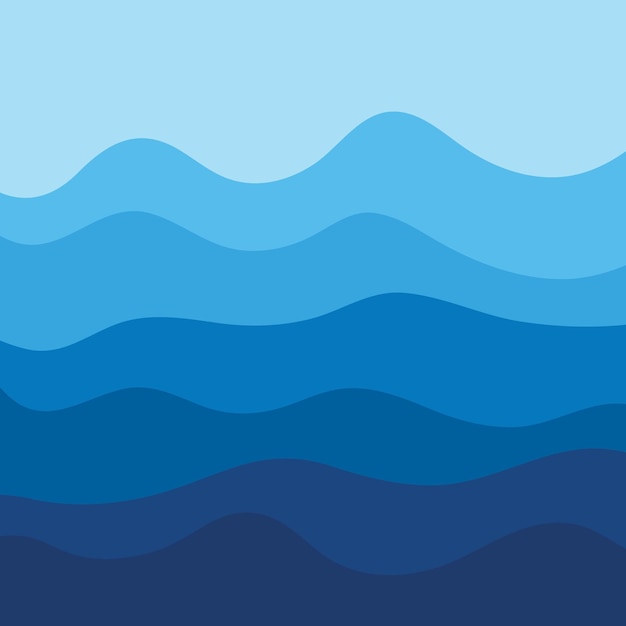 Fondo de diseño de onda de agua abstracta