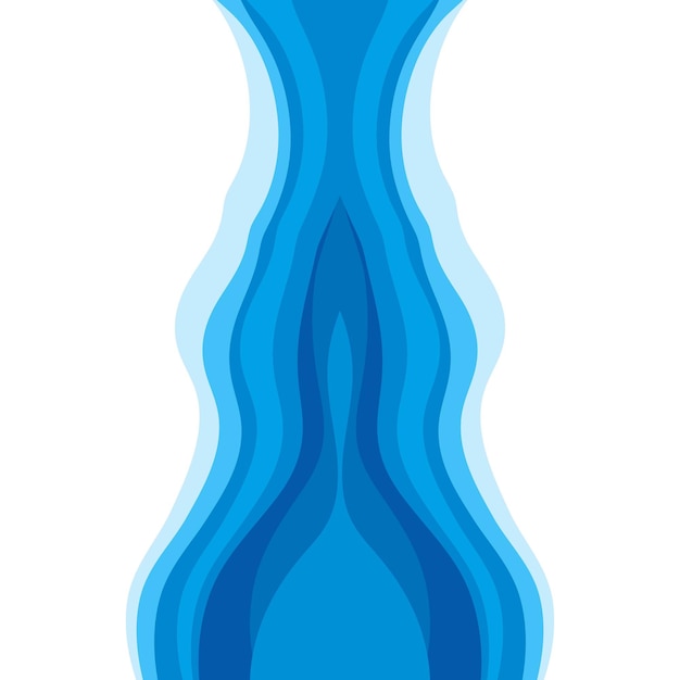 Fondo de diseño de onda de agua abstracta