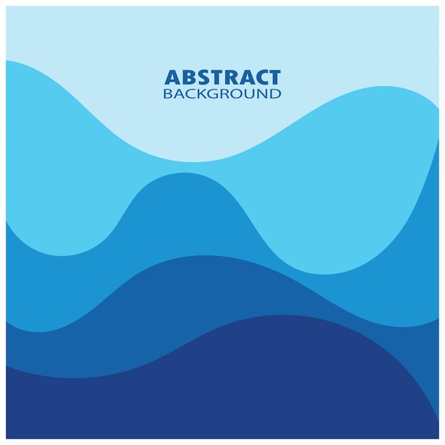 Fondo de diseño de onda de agua abstracta