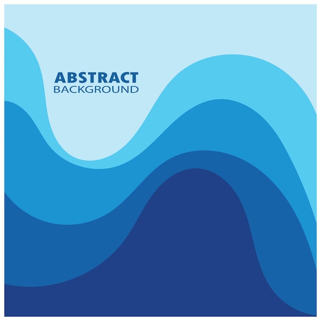 Fondo de diseño de onda de agua abstracta