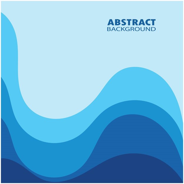 Fondo de diseño de onda de agua abstracta
