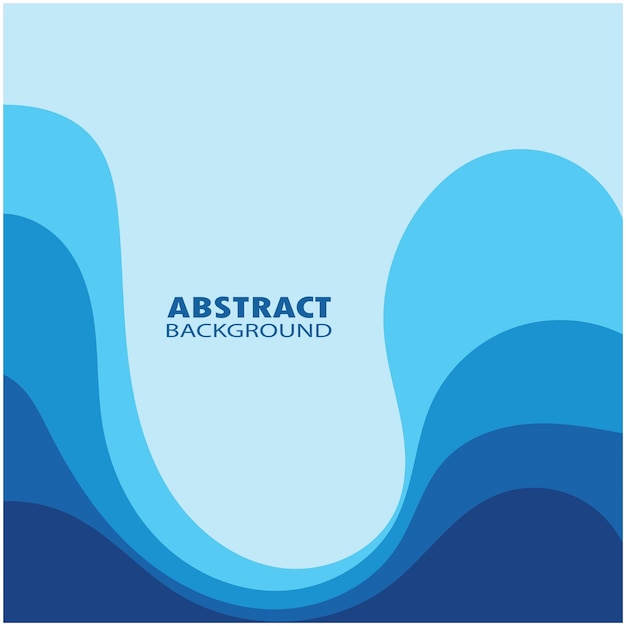 Fondo de diseño de onda de agua abstracta